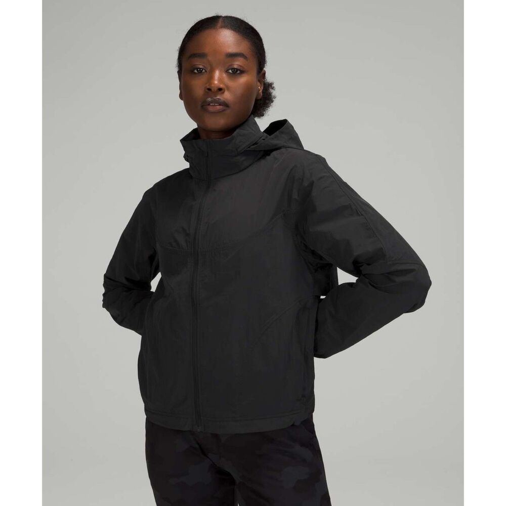 Lululemon Lightweight Hooded Running Jacket Women's Size 4 Grey NWT LW3F00S